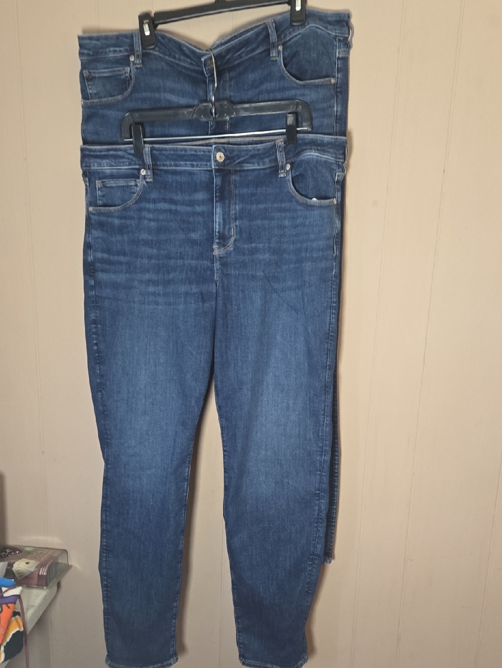 2 American Eagle Outfitters Women's Skinny Jeans Size 20 Long Blue Wash